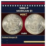 1886-p Morgan Dollar $1 Grades Choice Unc
