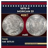 1879-p Morgan Dollar $1 Grades GEM Unc