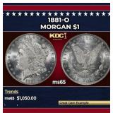1881-o Morgan Dollar $1 ms65 SEGS