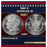 1881-s Morgan Dollar $1 Grades Choice+ Unc