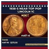 1938-s Lincoln Cent Near Top Pop 1c ms67 rd SEGS