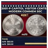 2001-p Capitol Visitor Center Modern Commem Half D
