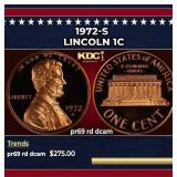 1972-s Proof Lincoln Cent 1c pr69 rd dcam SEGS