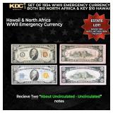 Set of 1934 WWII Emergency Currency Both $10 North