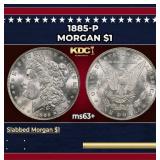 1885-p Morgan Dollar $1 Grades Select+ Unc