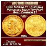 1903 McKinley Louisiana Purchase Gold Commem Dolla