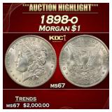1898-o Morgan Dollar $1 ms67 SEGS