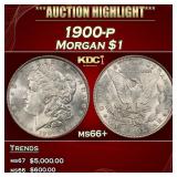 1900-p Morgan Dollar $1 ms66+ SEGS