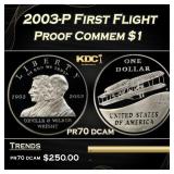 2003-P First Flight Proof Modern Commem Dollar $1