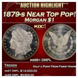 1879-s Morgan Dollar Near Top Pop! $1 ms66+ DMPL S