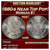 1880-s Morgan Dollar Near Top Pop! $1 ms68 SEGS