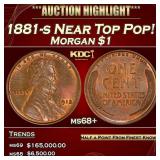 1881-s Morgan Dollar Near Top Pop! $1 ms68+ SEGS