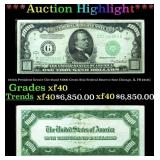 1934A $1000 Green Seal Federal Reserve Note Presid
