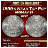 1899-s Morgan Dollar Near Top Pop $1 ms66+ SEGS