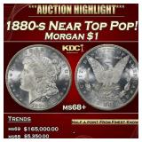 1880-s Morgan Dollar Near Top Pop! $1 ms68+ SEGS