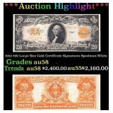 1928 $20 Gold Certificate FR-2402 Woods/Mellon Gra