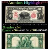 The $10 United States Note Famous Ten-Dollar "Biso