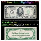 1934A $1000 Green Seal Federal Reserve Note Presid