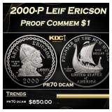 2000-P Leif Ericson Proof Modern Commem Dollar $1