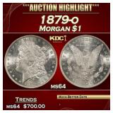 1879-o Morgan Dollar $1 Grades ms64