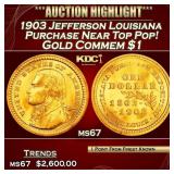 1903 Jefferson Louisiana Purchase Gold Commem Doll