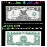1899 $1 large size Silver Certificate "Black Eagle