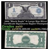 1899 $1 large size Silver Certificate "Black Eagle