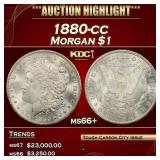 1880-cc Morgan Dollar $1 ms66+ SEGS