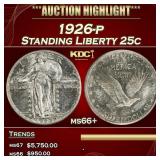 1926-p Standing Liberty Quarter 25c ms66+ SEGS