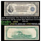 1918 $2 Large Size National Currency "Battleship"