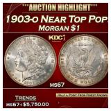 1903-o Morgan Dollar Near Top Pop! $1 ms67 SEGS