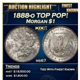 1888-o Morgan Dollar TOP POP! $1 ms67 SEGS