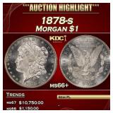 1878-s Morgan Dollar $1 ms66+ SEGS