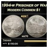 1994-w Prisoner of War Modern Commem Dollar $1 ms7
