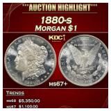 1880-s Morgan Dollar $1 ms67+ SEGS