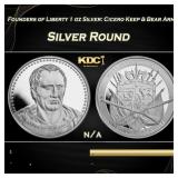 Founders of Liberty 1 oz Silver: Cicero Keep & Bea