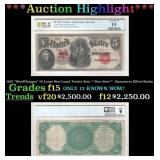 1907 $5 Large Size Legal Tender Note "WoodChopper"