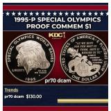 1995-p Special Olympics Proof Modern Commem Dollar