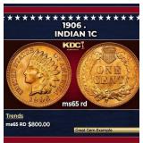 1906 Indian Cent . 1c Grades GEM Unc RD