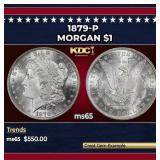 1879-p Morgan Dollar $1 Grades GEM Unc