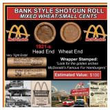 Lincoln Wheat Cent 1c Mixed Roll Orig Brandt McDon