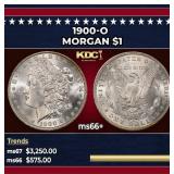 1900-o Morgan Dollar $1 ms66+ SEGS