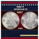 1885-p Morgan Dollar $1 Grades Choice Unc