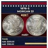 1878-s Morgan Dollar $1 Grades Select+ Unc