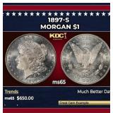 1897-s Morgan Dollar $1 Grades GEM Unc