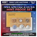 1964 United States Mint Silver Proof Set In Origin