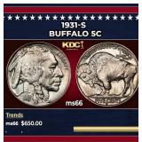 1931-s Buffalo Nickel 5c Grades GEM+ Unc