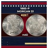 1885-p Morgan Dollar $1 Grades Select Unc