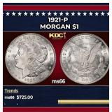 1921-p Morgan Dollar $1 Grades GEM+ Unc