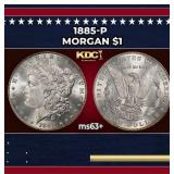 1885-p Morgan Dollar $1 Grades Select+ Unc